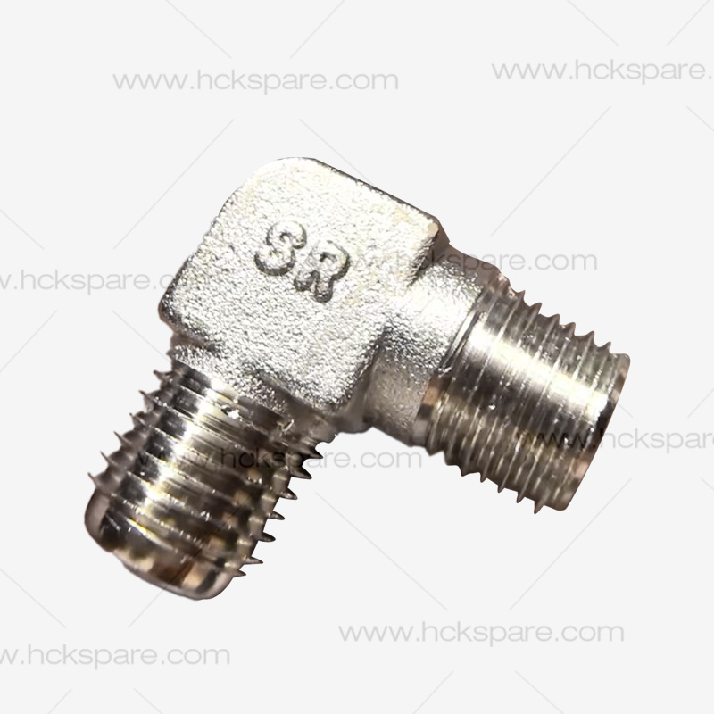 oil-free compressor elbow